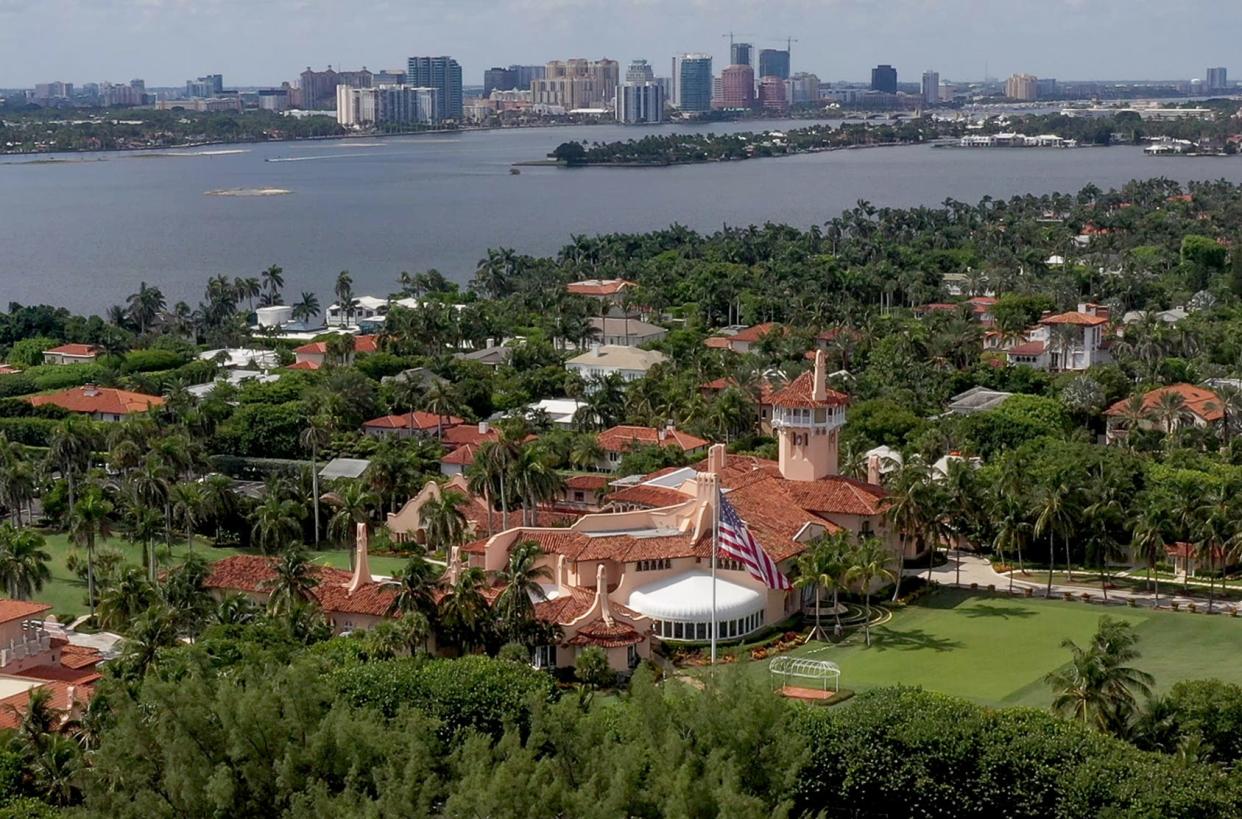 The Mar-a-Lago resort in Palm Beach, Florida on August 22, 2022.