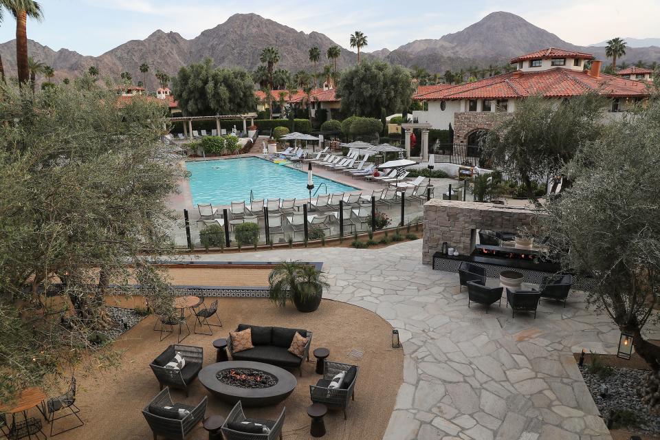 The grounds at the Miramonte Resort and Spa have undergone a renovation in Indian Wells, Calif., April 4, 2022.