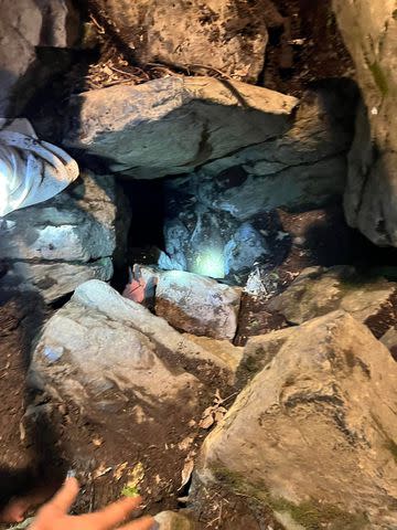 <p>Albany County Sheriffs Office </p> Man rescued from cave