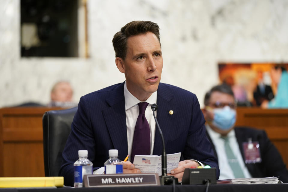 Image: Josh Hawley (Patrick Semansky / Bloomberg via Getty Images file)