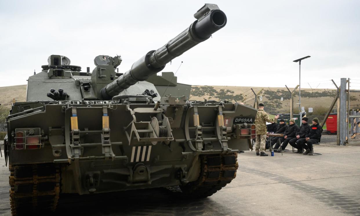 <span>Weapons donated by the UK to Ukraine include 14 Challenger 2 tanks.</span><span>Photograph: Leon Neal/Getty Images</span>