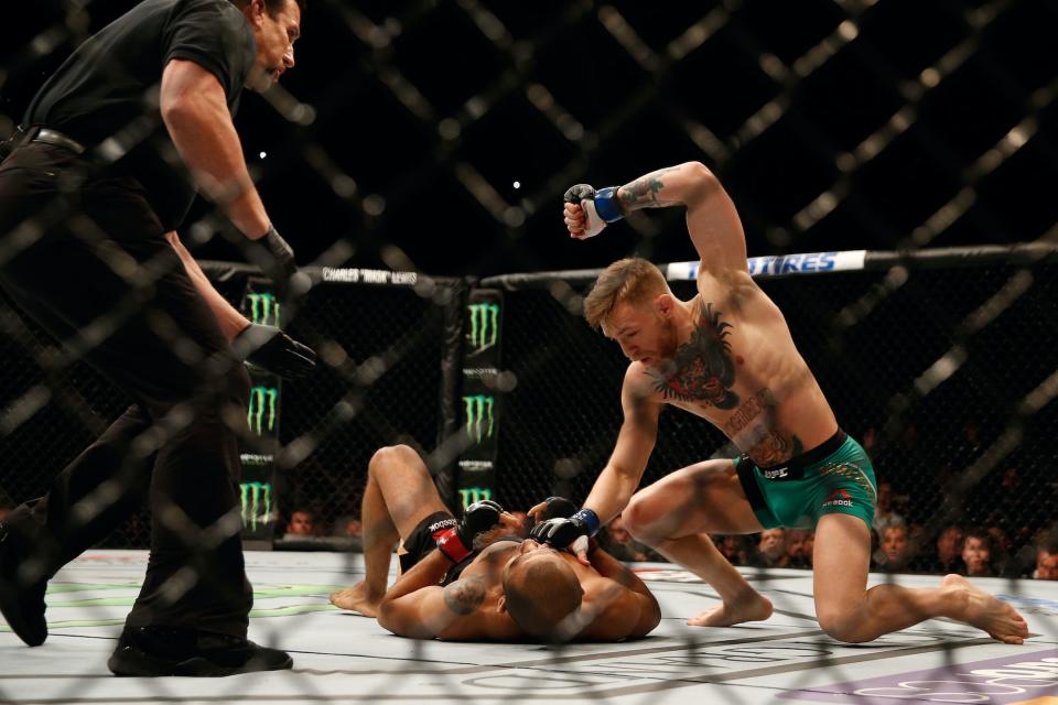 Conor McGregor knocked out Jose Aldo in 2015.