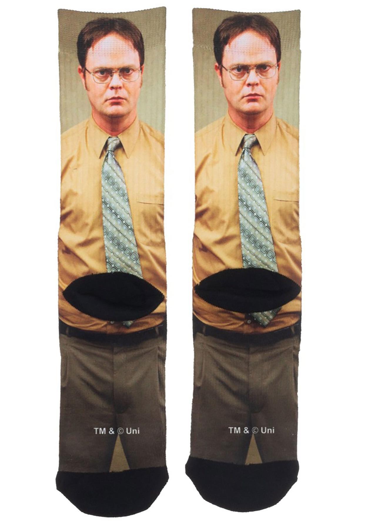 Dwight Schrute The Office Sublimated Crew Socks