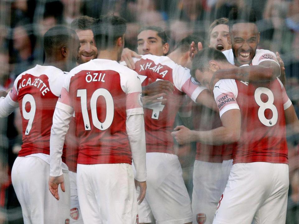 Arsenal had to be patient but the goals eventually came (Getty)