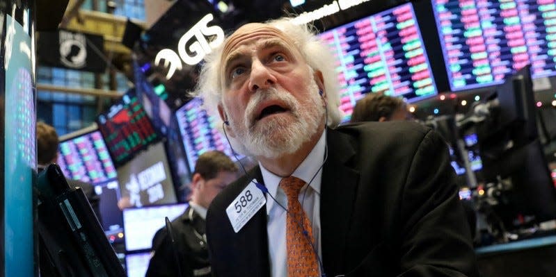 A trader works on the floor of the New York Stock Exchange (NYSE) in New York, U.S., December 7, 2018. REUTERS/Brendan McDermid