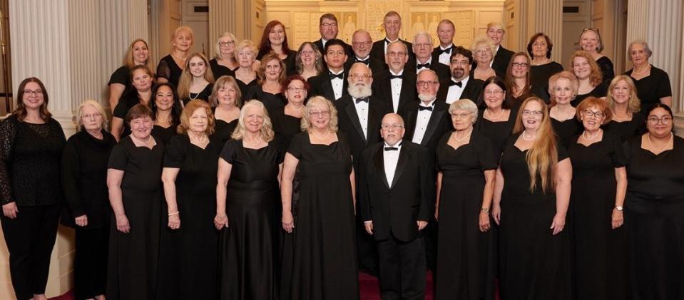 Members of the 50th annual Lexington Choral Society