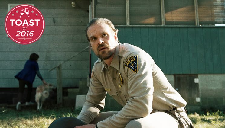 David Harbour in Stranger Things (Credit: Netflix)