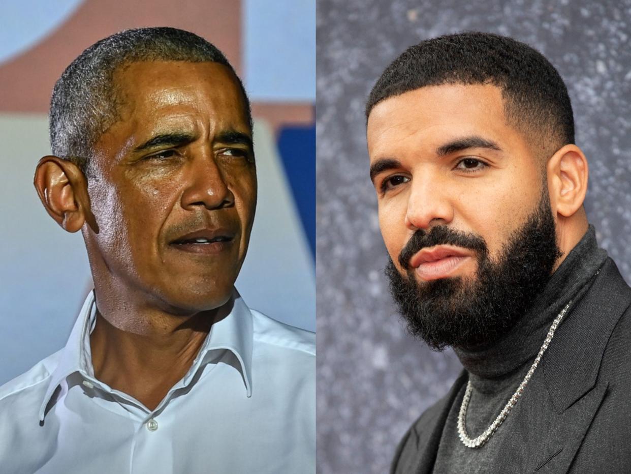 Barack Obama and Drake (Getty)