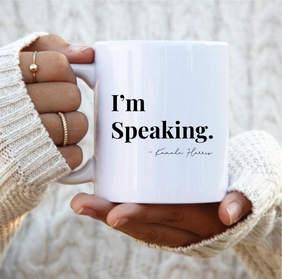 I'm Speaking Mug - Etsy, $16 (originally $18) 