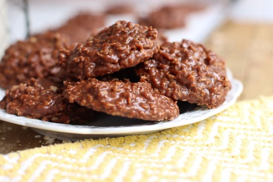 no bake cookies chocolate peanut butter cookies