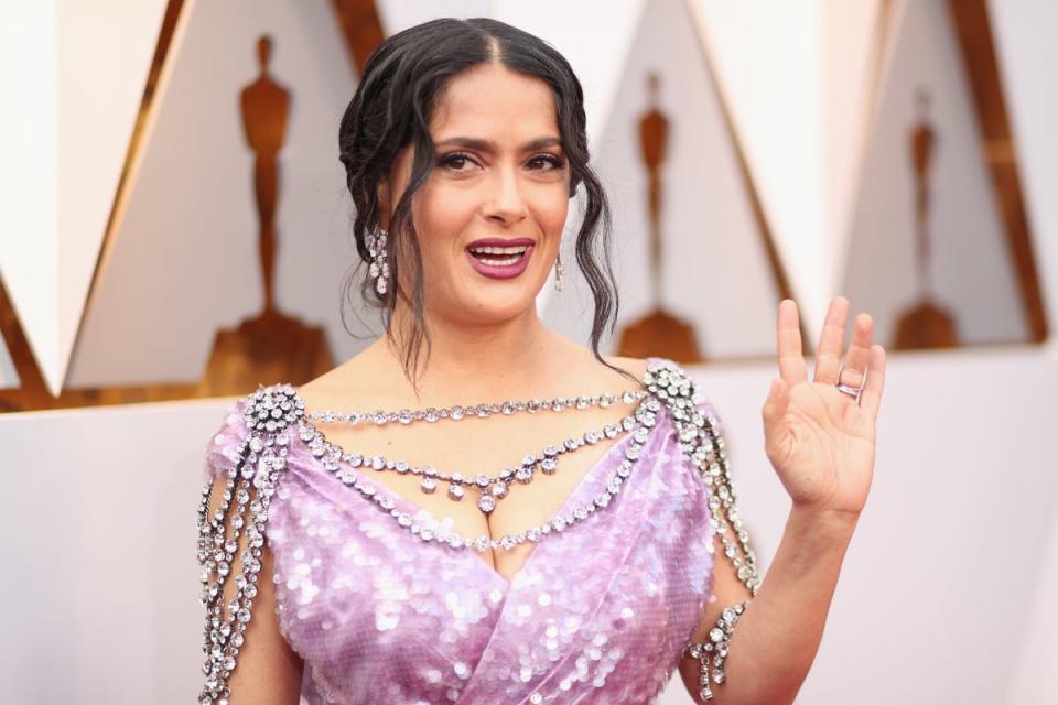 Salma Hayek Pinault attends the 90th Annual Academy Awards at Hollywood & Highland Center on March 4, 2018 (Getty Images)