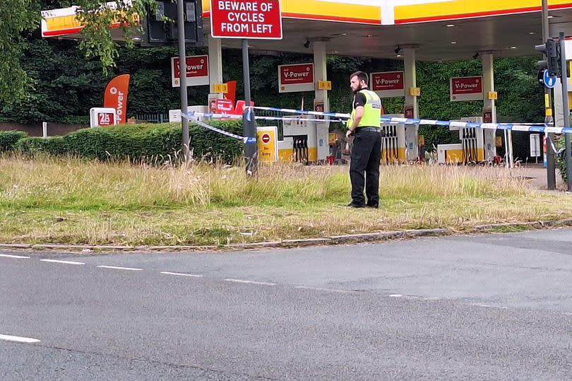 A van and cyclist collided with each other on Bristol Road South