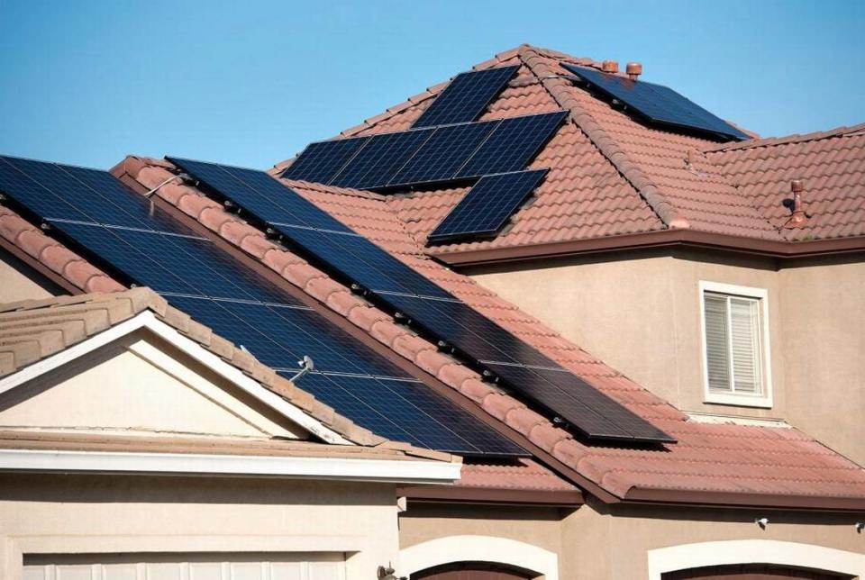 Rooftop solar in Modesto, Calif.