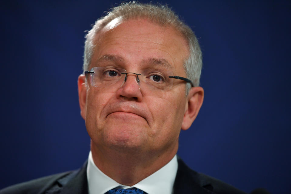 Scott Morrison has been criticised by large parts of the Australian population for taking a holiday during a national crisis. Source: AAP