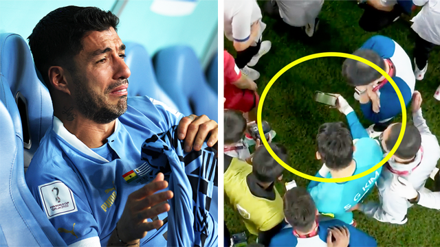 Tears for Suarez! Uruguay fall at group stages after Portugal fail