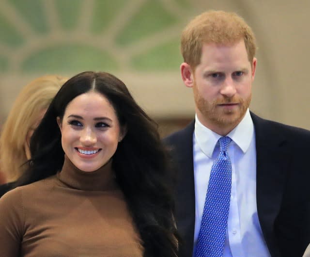 Meghan has been praised for speaking out on the issue of miscarriage. Aaron Chown/PA Wire