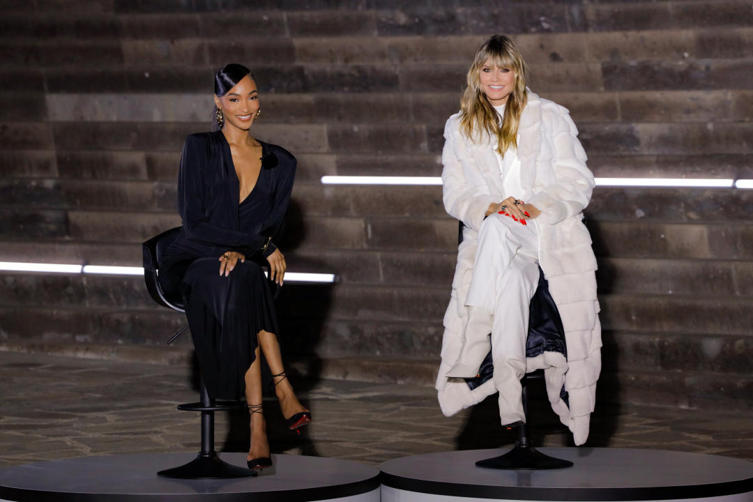 Jourdan Dunn unterstützt Heidi Klum als Gastjurorin (Bild: ProSieben/Richard Hübner)