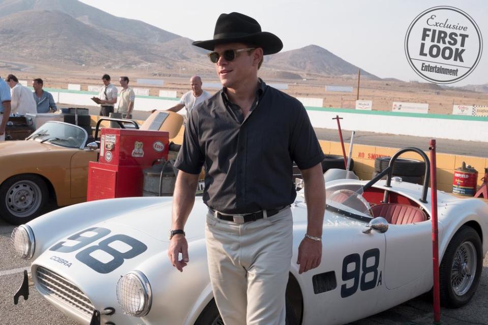 Ford v Ferrari first look with Matt Damon, Christian Bale