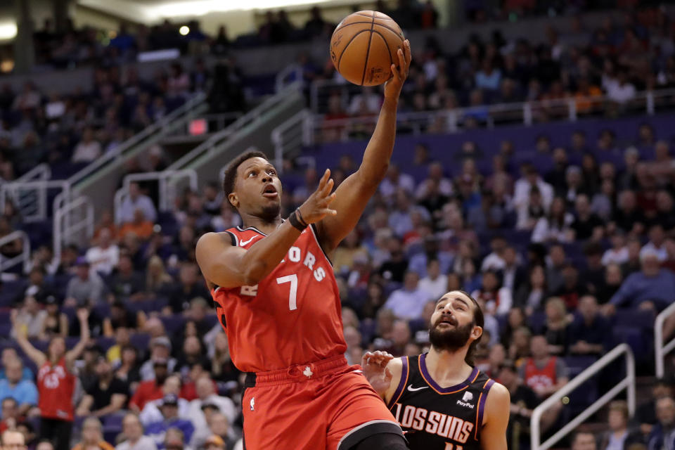 Kyle Lowry。（AP Photo/Matt York）