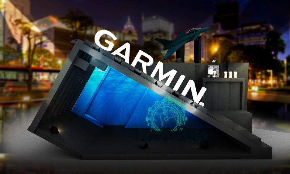 ▲Garmin 快閃基地-航空漫遊區實驗露天咖啡吧。（圖／Garmin提供）