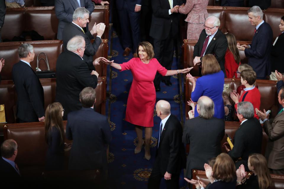 Speaker of the House Nancy Pelosi (D–Calif.)