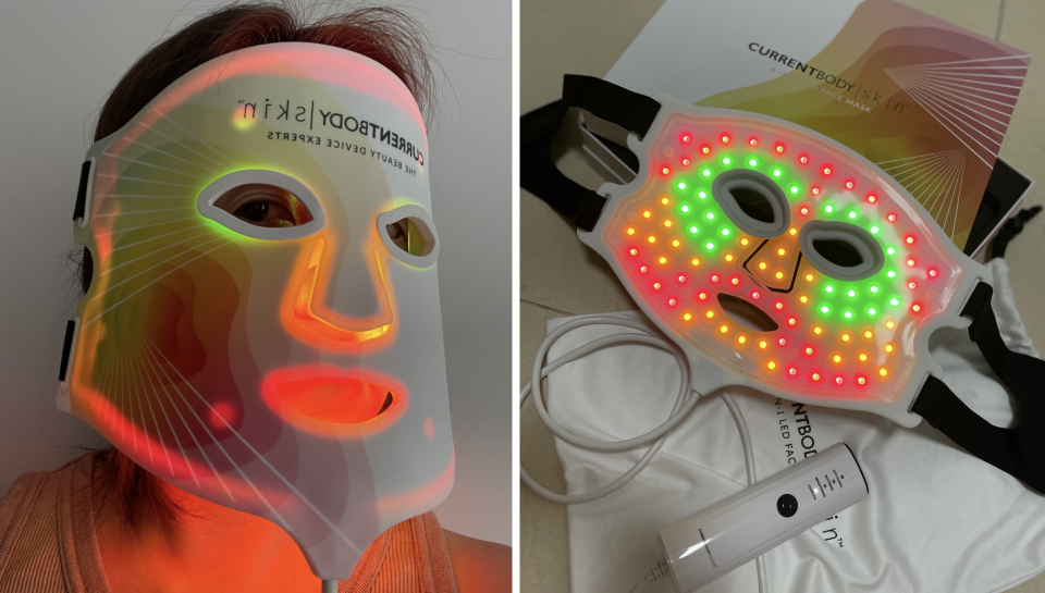 I tried the new Currentbody 4-in-1 LED Mask and here's my review. PHOTO: Cadence Loh, Yahoo Life Singapore