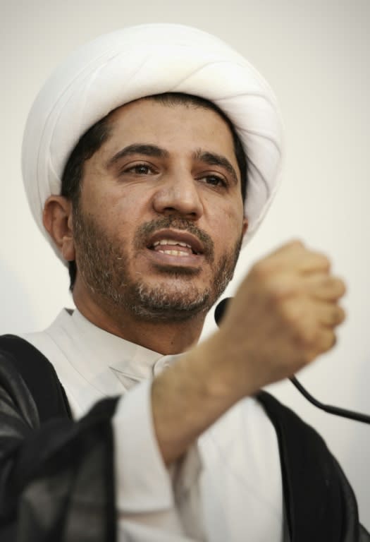 Bahrain's Al-Wefaq opposition group leader Sheikh Ali Salman was convicted on charges of inciting violence