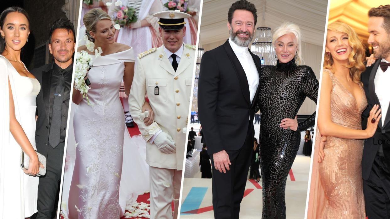 Peter Andre, Princess Charlene, Hugh Jackman and Blake Lively with their partners