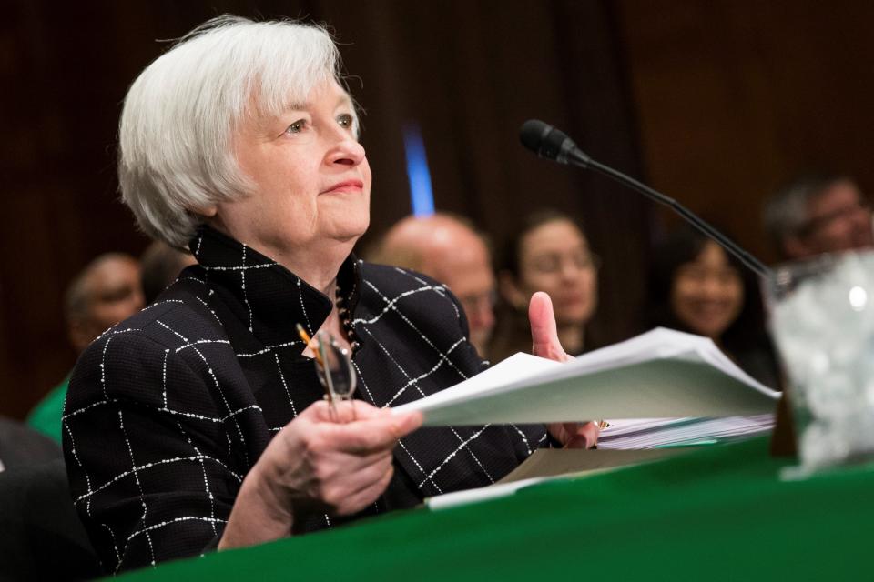 The first woman to lead the Federal Reserve Board is also one of the <a href="http://www.huffingtonpost.com/entry/janet-yellen-most-powerful-person_us_5672d3d6e4b0648fe3026341?utm_hp_ref=janet-yellen">most powerful people</a> in the world. Last year, Yellen oversaw the Fed's decision to raise interest rates for the first time in nearly a decade -- a pivotal decision that highlighted just how important she is in the world economy. She's also <a href="https://www.washingtonpost.com/business/economy/new-fed-chief-janet-yellen-has-long-history-of-breaking-barriers/2014/02/02/9e8965ca-876d-11e3-833c-33098f9e5267_story.html">no stranger to breaking barriers</a>: She started her career as the only woman in her Ph.D. class, and continued to take on traditionally male-dominated centers of power like Berkeley's Haas School of Business, the White House Council of Economic Advisers and the San Francisco Fed.