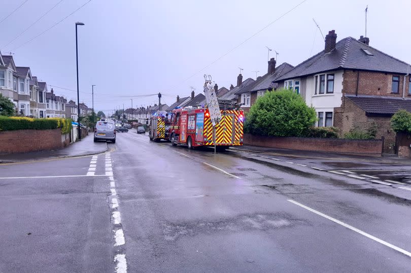 Firefighters were called to The Scotchill in Keresley