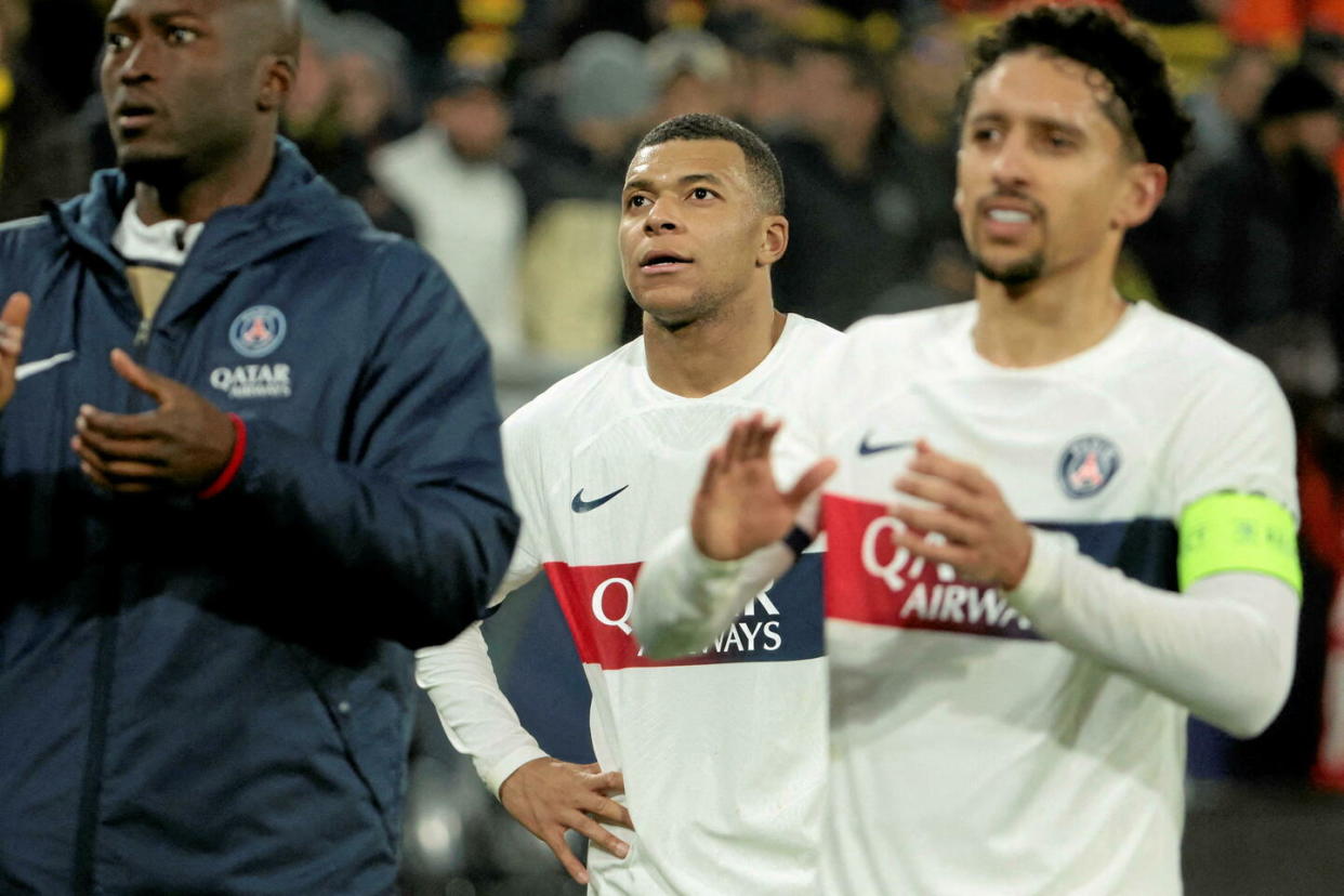 Kylian Mbappé n'a pas compris pourquoi le PSG s'est satisfait du nul en Allemagne.  - Credit:JEAN CATUFFE / Jean Catuffe / DPPI via AFP