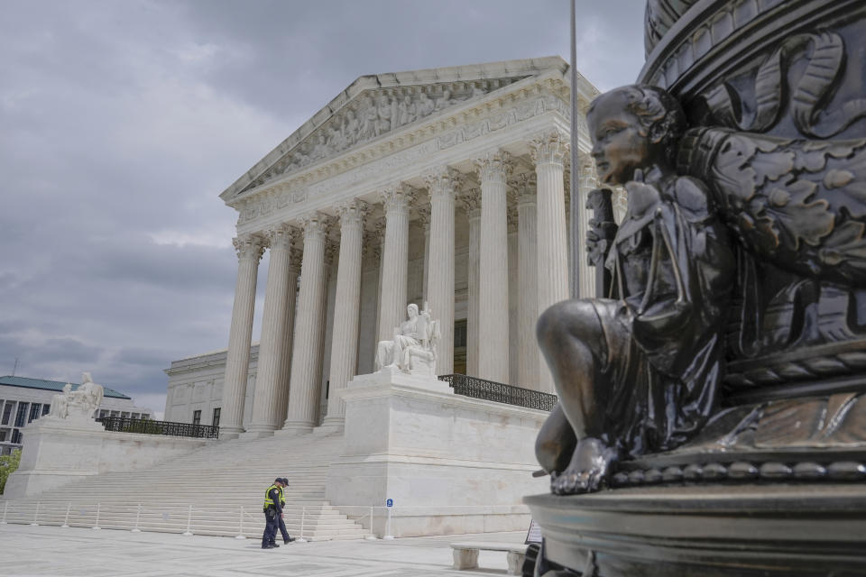 FILE - The U.S. Supreme Court is seen, April 25, 2024, in Washington. (AP Photo/Mariam Zuhaib, File)