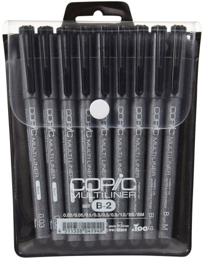 The Best Set of Black Disposable Drawing Pens for Artists and Writers –