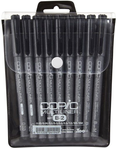 The Best Set of Black Disposable Drawing Pens for Artists and