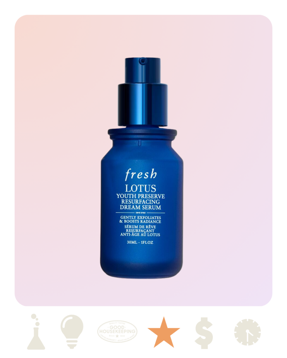 <p><a href="https://go.redirectingat.com?id=74968X1596630&url=https%3A%2F%2Fwww.sephora.com%2Fproduct%2Flotus-aha-gentle-resurfacing-serum-P507652&sref=https%3A%2F%2Fwww.goodhousekeeping.com%2Fbeauty-products%2Fa60331304%2Fbest-beauty-awards-2024%2F" rel="nofollow noopener" target="_blank" data-ylk="slk:Shop Now;elm:context_link;itc:0;sec:content-canvas" class="link ">Shop Now</a></p><p>Lotus Youth Preserve Resurfacing Dream Serum</p><p>sephora.com</p><p>$68.00</p>