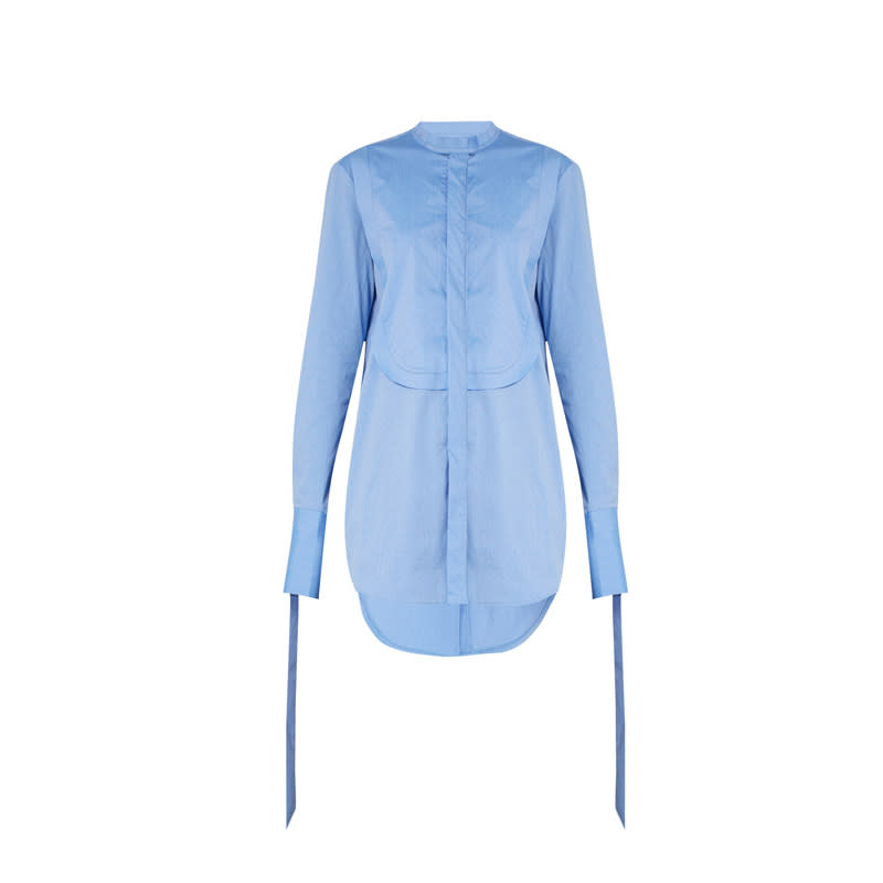 <a rel="nofollow noopener" href="http://www.matchesfashion.com/us/products/Ellery-Melodrama-ruched-cotton-shirt-1060021" target="_blank" data-ylk="slk:Melodrama Ruched Cotton Shirt, Ellery, $707;elm:context_link;itc:0;sec:content-canvas" class="link ">Melodrama Ruched Cotton Shirt, Ellery, $707</a>