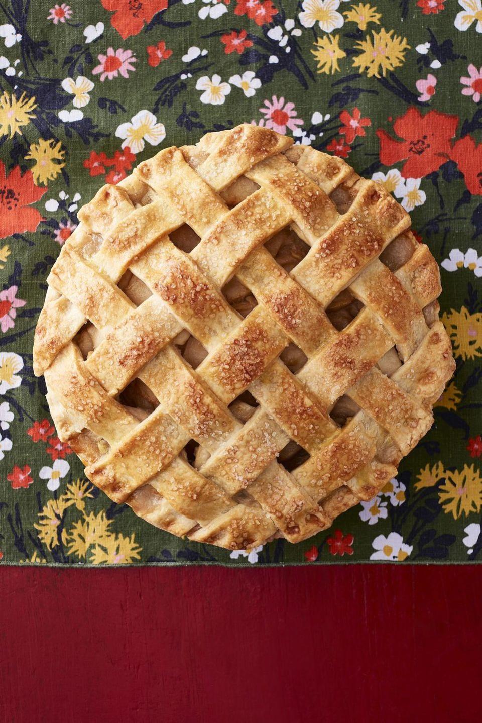 Apple-Pear Lattice Pie