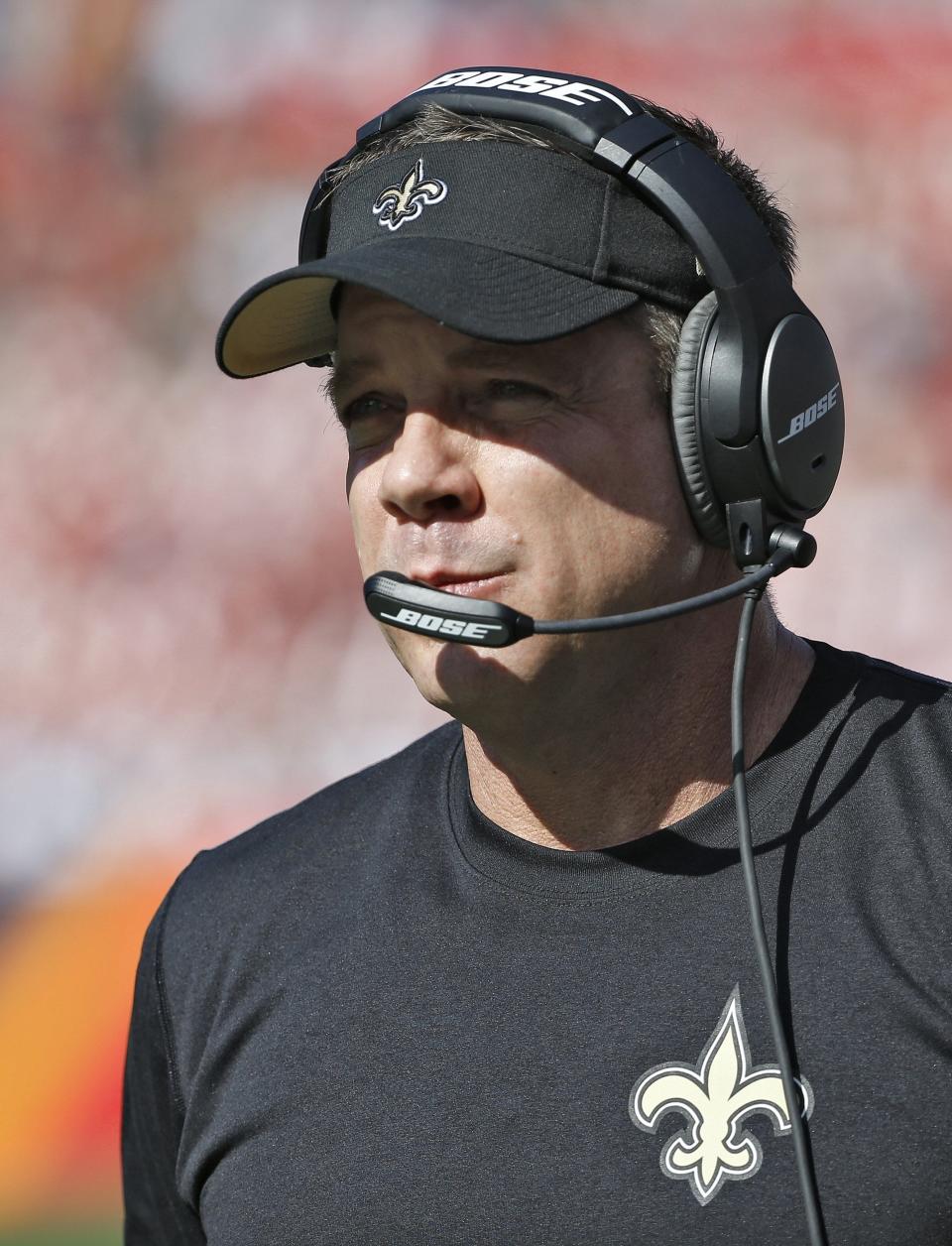 New Orleans Saints head coach Sean Payton