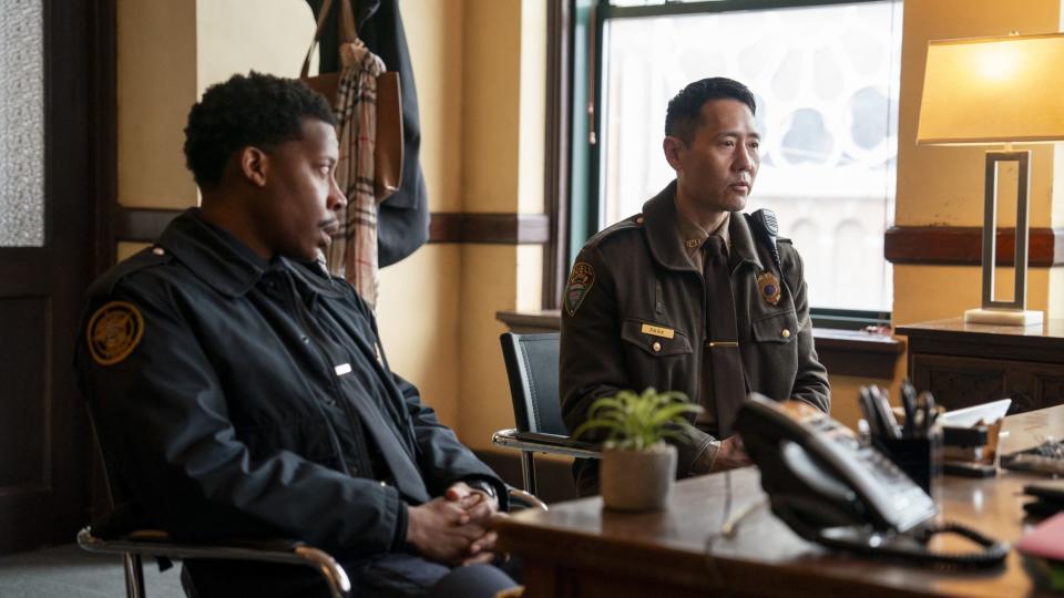 Namir Smallwood and Rob Yang in American Rust