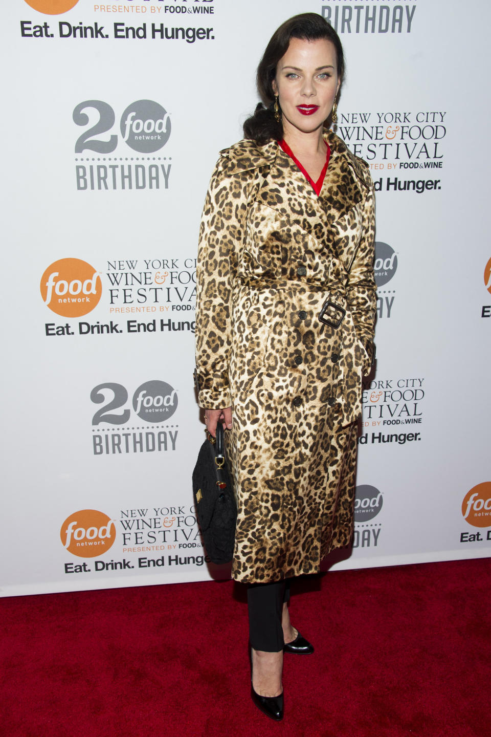 Debi Mazar attends the Food Network's 20th birthday party on Thursday, Oct. 17, 2013, in New York. (Photo by Charles Sykes/Invision/AP)