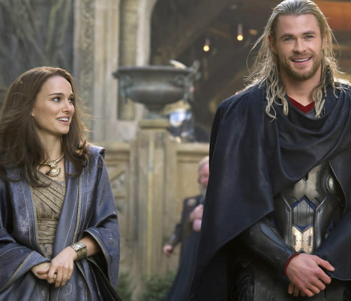 Natalie Portman y Chris Hemsworth