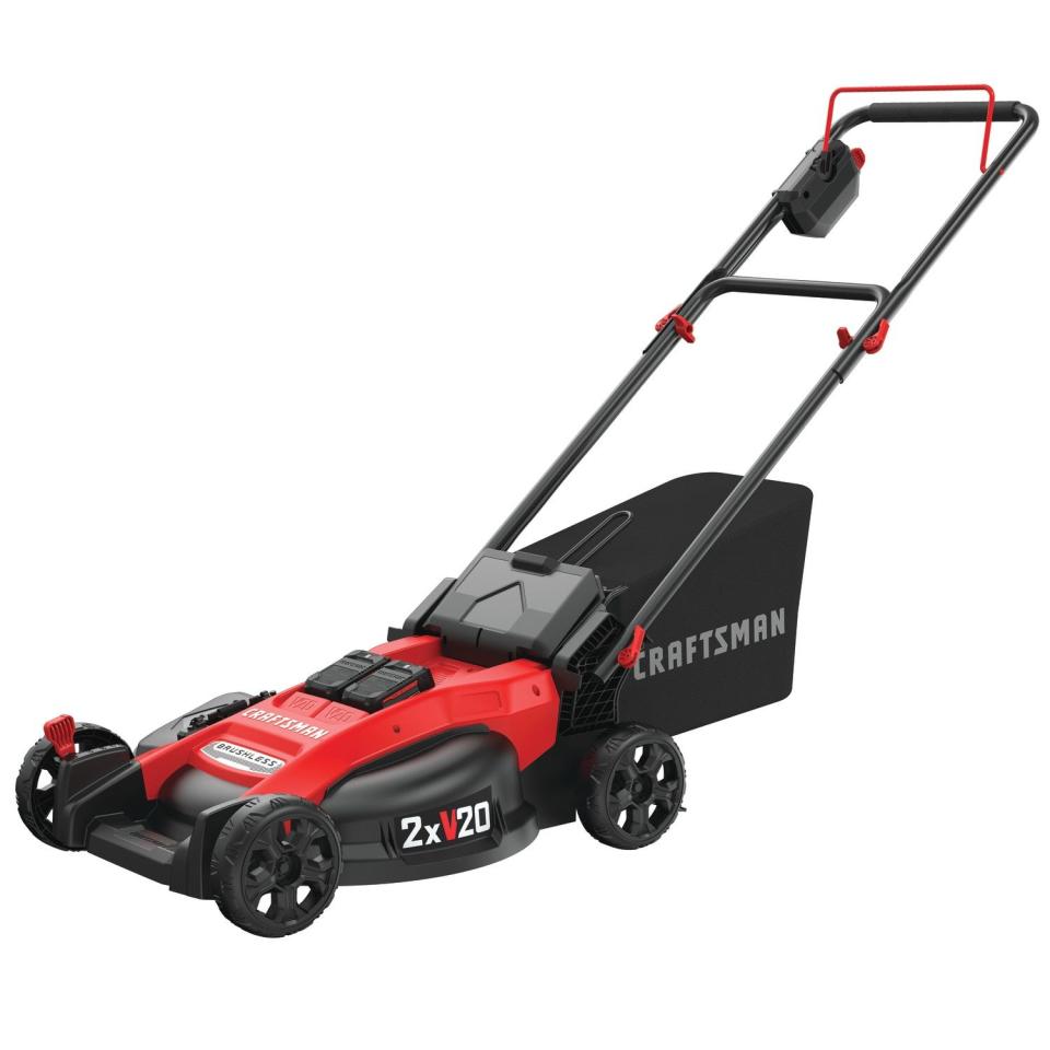 <p><a href="https://go.redirectingat.com?id=74968X1596630&url=https%3A%2F%2Fwww.lowes.com%2Fpd%2FCRAFTSMAN-2x20V-20-Volt-Max-Brushless-Lithium-Ion-Push-20-in-Cordless-Electric-Lawn-Mower-Battery-Included%2F5001583797&sref=https%3A%2F%2Fwww.popularmechanics.com%2Fhome%2Ftools%2Fg122%2Fwe-test-the-best-battery-powered-lawnmowers%2F" rel="nofollow noopener" target="_blank" data-ylk="slk:Shop Now;elm:context_link;itc:0;sec:content-canvas" class="link ">Shop Now</a></p><p>CMCMW220 Push Battery Mower</p><p>lowes.com</p><p>$329.00</p>