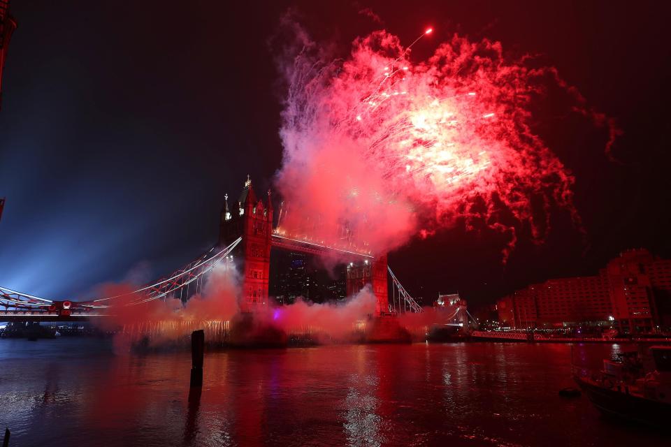 The BBC received 500 complaints over a New Year’s Eve fireworks display which included a tribute to the Black Lives Matter movement (Jonathan Brady/PA) 