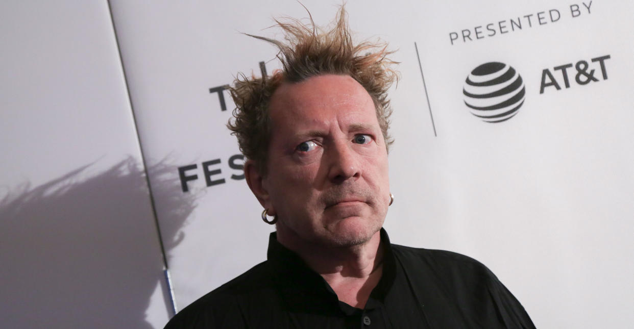 John Lydon, known as Johnny Rotten, attends a screening of “The Public Image is Rotten” at the Spring Studios during the 2017 Tribeca Film Festival on Friday, April 21, 2017 in New York. (Photo by Brent N. Clarke/Invision/AP)