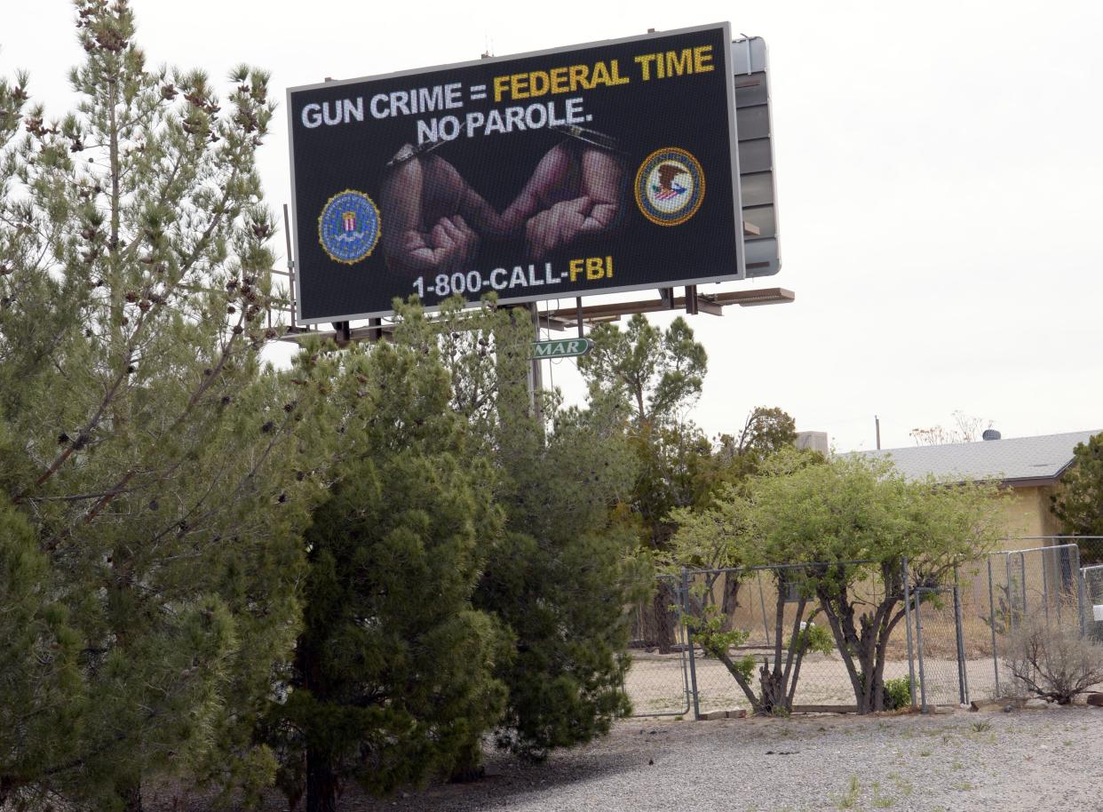 The FBI billboard in Las Cruces, NM.