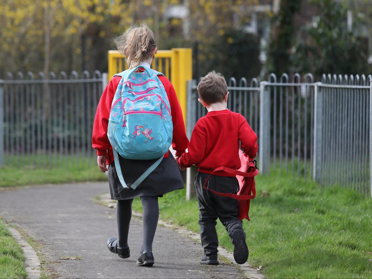 Schools may have to close to prevent the spread of the new Covid-19 variant scientists have warned (PA)