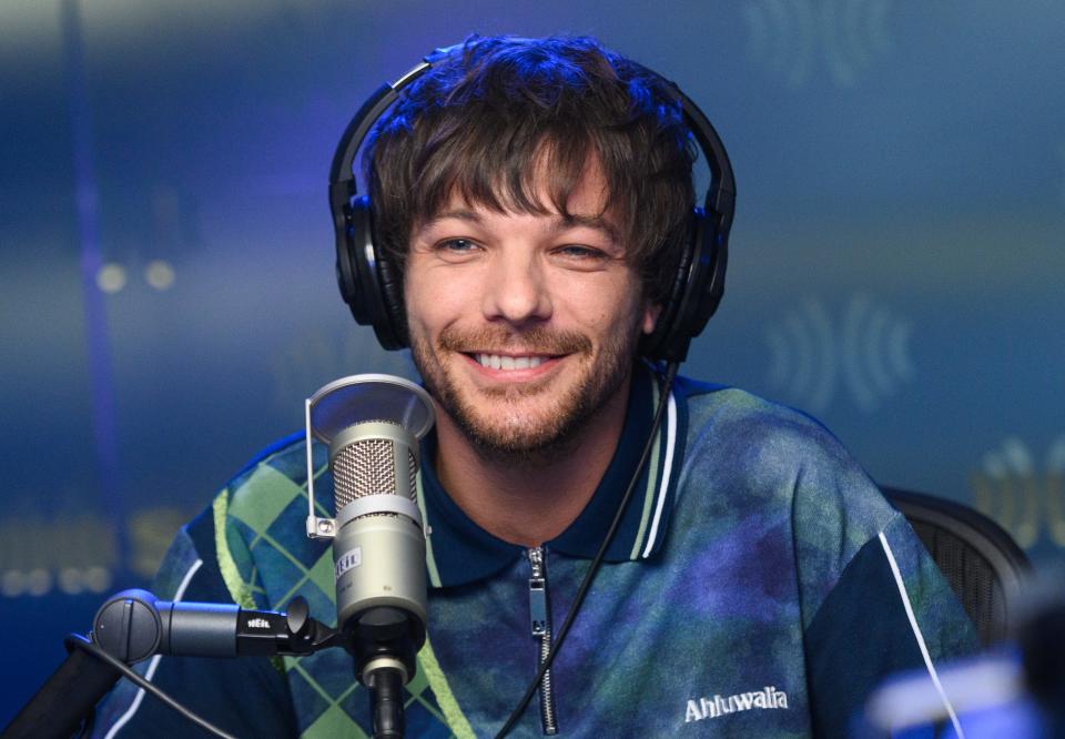 louis tomlinson at sirius xm in 2022