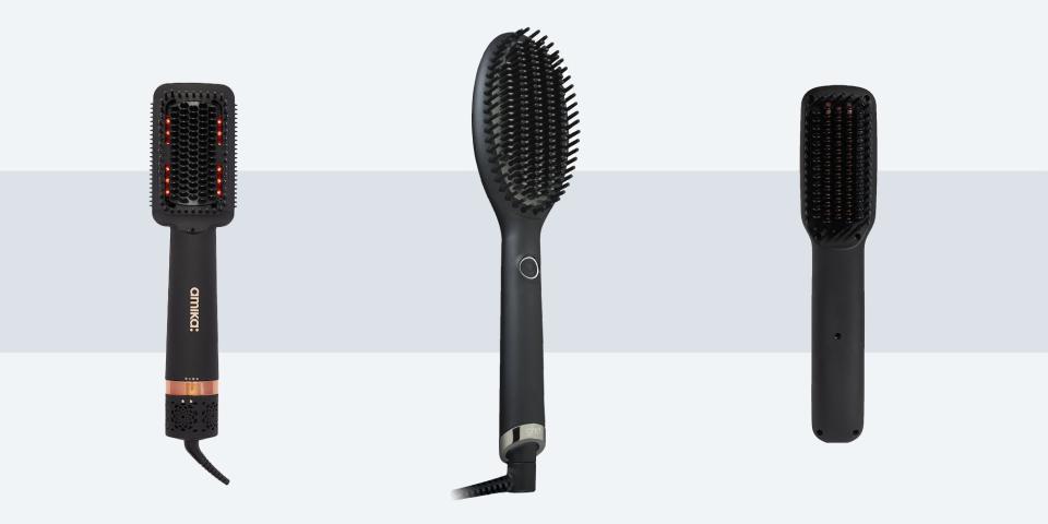 In a Rush? These Straightening Brushes Style Hair in a Flash