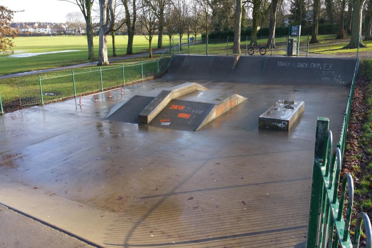 File photo: South Park skate park in Darlington.