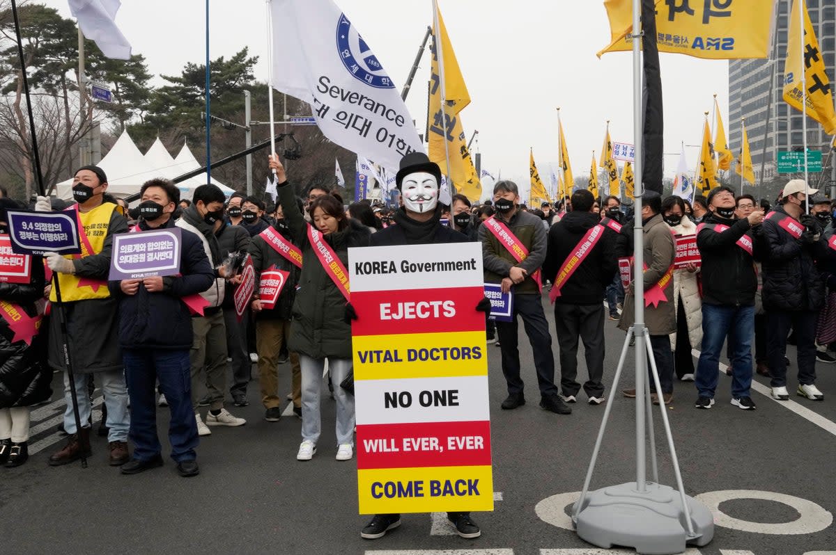 South Korea Doctors Protest (Copyright 2024 The Associated Press. All rights reserved.)